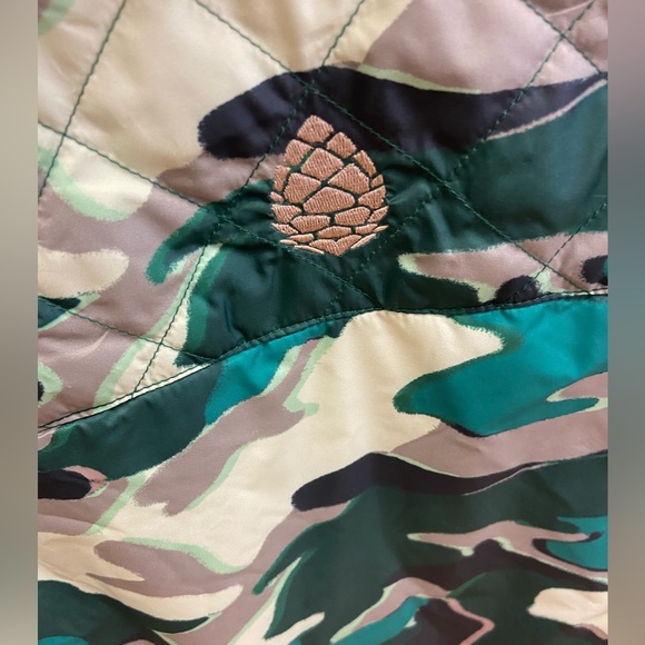 🔖 STIO Women’s Skycrest Insulated Snap Camo Jacket Green Camo - Picture 7 of 14